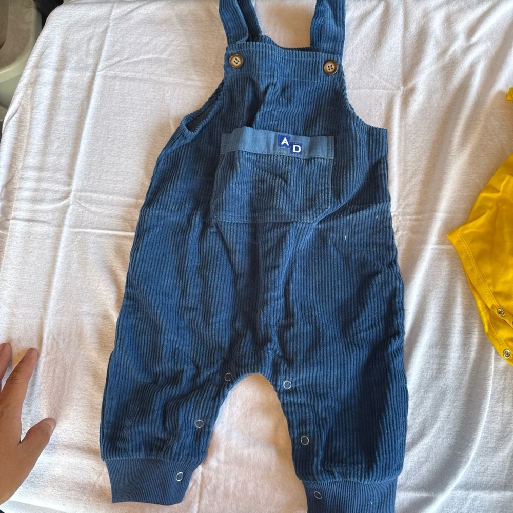 Baby boy 6-9 months blue overalls - Picture 5 of 5